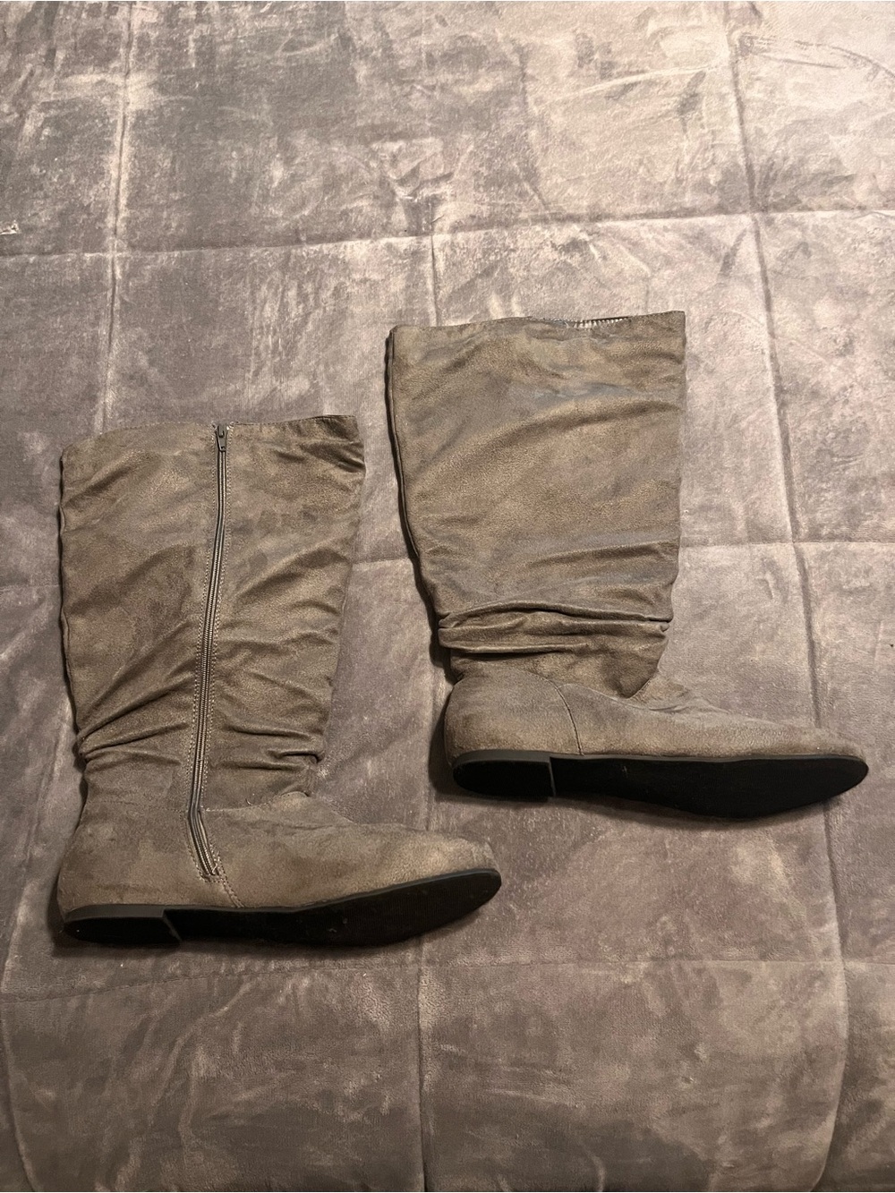 Women's Slouch Knee-High Boots size 14W
